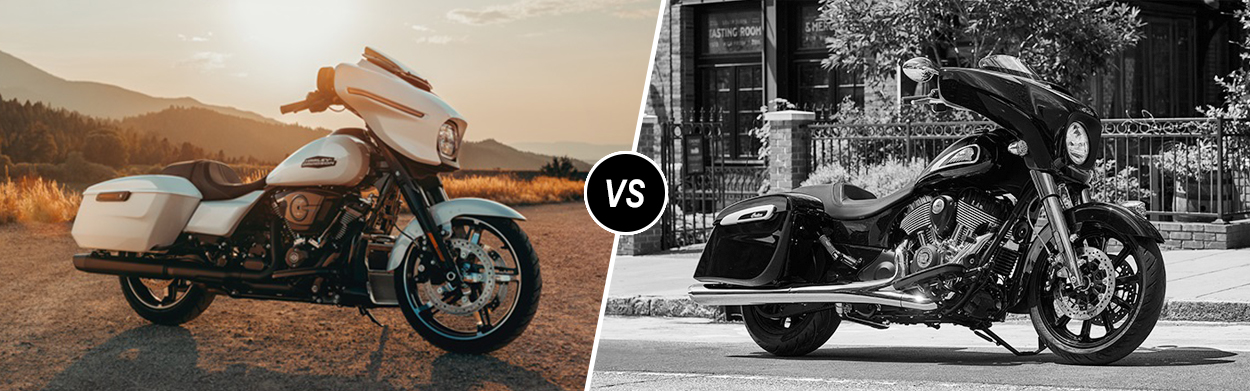 2025 Harley-Davidson® Street Glide® vs 2025 Indian Chieftain near Rochester, NY