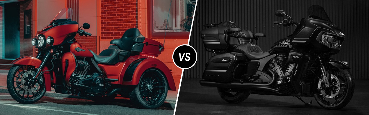 2025 Harley-Davidson® Tri Glide® Ultra vs 2025 Indian Pursuit Elite near Williamsport, PA